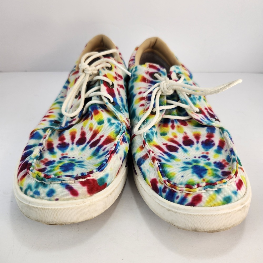 Twisted X Women's Tie-Dye Multicolor Lace-up Comfy Sneakers Size 9.5M - Picture 5 of 8